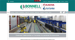 Desktop Screenshot of bonnellaluminum.com